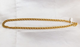 Kenneth Jay Lane Golden Double Curb Chain Necklace - £7.87 GBP
