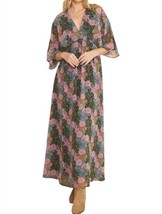 Entro floral mix maxi dress in Navy - size S - £39.81 GBP