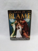 The Game Of Blame Card Game Complete - $25.73