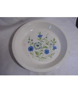 vintage McCOY Pottery Bachelor Button Flower pattern baking 10&quot; PIE PAN ... - £16.77 GBP