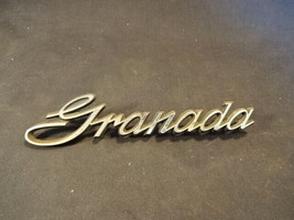 Old Vtg Metal Granada Auto Car Emblem #D5DB-16B114-AA K.B.C 50350 - £15.76 GBP