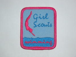 Girl Scouts Patch - SWIMMING - £9.44 GBP
