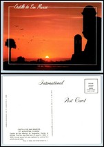 FLORIDA Postcard - St. Augustine, Castillo de San Marcos at Sunrise GF  - £2.32 GBP
