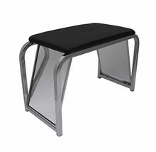 Only Hangers Shoe Fitting Bench with Black Padded Seat and Two Angled Mirrors - £143.31 GBP