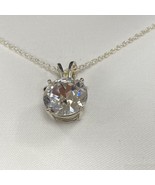 Sparkle Allure 10mm Swarovski Crystal Necklace Silver Tone  16” With 2” ... - £11.00 GBP