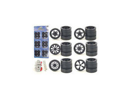 Wheels Tires Rims Multipack Set of 24 Pcs for 1/24 Scale Model Cars Trucks - £24.40 GBP