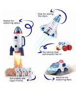 Space Rocket Playset 7 pcs - $48.95