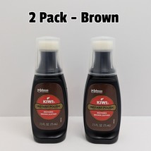 2pk Kiwi Instant Polish Brown 2.5oz w Applicator Leather Shoe Care Buy M... - $293.76 MXN