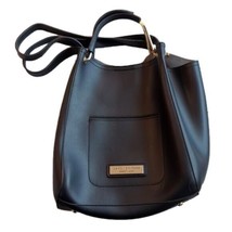 Marc New York Andrew Marc Black Hobo Bag Shoulder Purse 2 n 1 Dual Handl... - £37.41 GBP