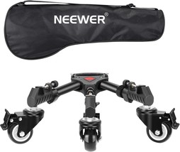 Neewer Photography Tripod Dolly, Heavy Duty 50Lbs Capacity Tripod Wheels With 3&quot; - £53.84 GBP