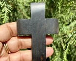 1 Pc Wood CROSS Pendant, Jesus Christ Wooden Locket Handmade 8 cm handca... - £11.70 GBP
