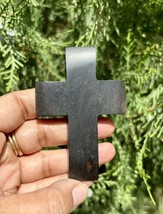 1 Pc Wood CROSS Pendant, Jesus Christ Wooden Locket Handmade 8 cm handca... - $13.99