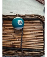 Replacement Mini Billiard Pool Ball - Teal White Strip #6 - $9.99
