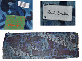 PAUL SMITH Scarf Man 100% modAL EVEN - 85% PS52 T0P - £67.96 GBP