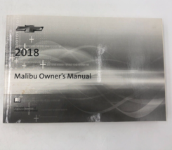 2018 Chevrolet Malibu Owners Manual Handbook OEM M03B29021 - £17.39 GBP