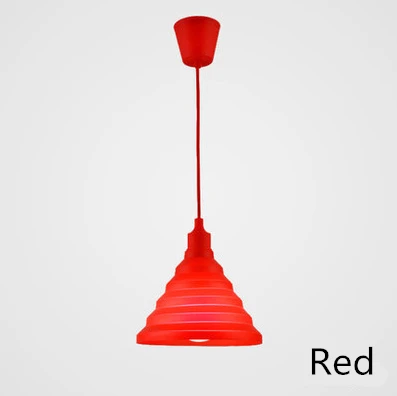 Pendant Lights Hanglamp Pendant Lamp light Fixtures Colorful Silica Gel Lighting - £157.02 GBP