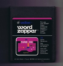 Original Vintage Tested 1982 Atari 2600 Word Zapper Game Cartridge - £11.67 GBP