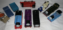 (3) Mattel Gullane Thomas The Train Motorized Engine Lot With Extra Cars - $39.10