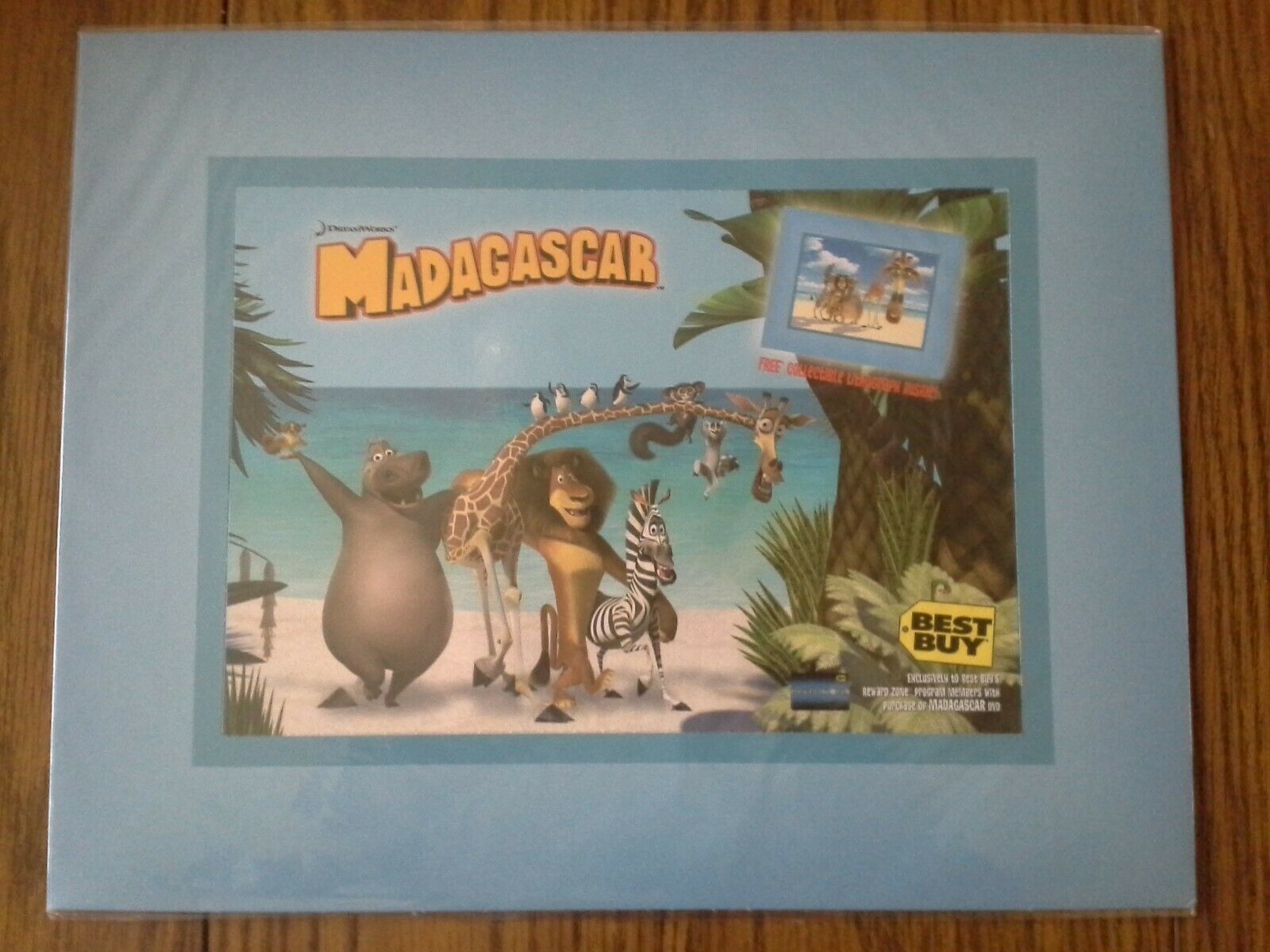 Madagascar Lithograph 2005, from Best Buy, New - $8.90