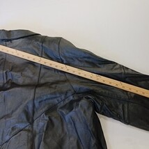 Liz Baker Essentials RN#93677 Women's Black Leather Coat Jacket Size 3X image 6