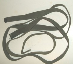 US Army cotton OD olive drab straps 1&quot;X48; two (2) pieces from scrap - $20.00