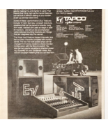 1982 EV TAPCO Mixer PA System Advertisement Vintage Live Sound Equipment... - $371.04 MXN