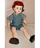 Vintage Hand Made Glazed Ceramic Girl Doll - £39.16 GBP