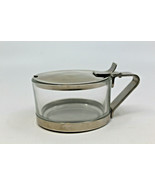 ILZA Inox 18/10 Stainless Steel Glass Sugar Bowl Condiment Handle Italy ... - £31.29 GBP