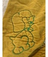 Vtg Corduroy Style Yellow Overalls Green Dog Embroidery Puppy Size 2T Ju... - $436.41 MXN