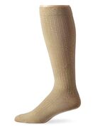 Activa Men&#39;s Microfiber Dress Socks Pinstripe 20-30mmHg (Tan) Large - $445.50 MXN