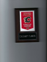 CALGARY FLAMES PLAQUE STANLEY CUP CHAMPIONS CHAMPS HOCKEY NHL - £3.87 GBP