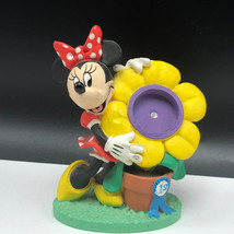 MINNIE MOUSE FIGURINE walt disney vintage watch base sunflower bezel cas... - £13.98 GBP