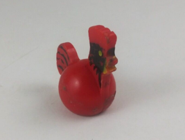 Vintage 1986 Fisher Price Little People Barn Red Rooster 1.75&quot; Action Fi... - $2.96