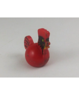 Vintage 1986 Fisher Price Little People Barn Red Rooster 1.75&quot; Action Fi... - $55.15 MXN