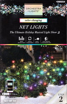 ORCHESTRA OF LIGHTS 5969254 72CT COLOR-CHANING LED NET LIGHTS (STEP 2) -... - $64.98