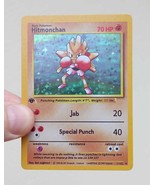 Hitmonchan Pokémon Card 1st Edition - £9.02 GBP