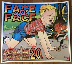 Face To Face 1995 Concert Poster - Signed &amp; Numbered by Frank Kozik - £118.03 GBP