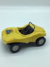 Vintage Tonka Mini DUNE BUGGY Yellow Car Pressed Steel 7.5" Made In USA - $15.90