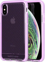 Tech21 Evo Check Gel Case for Apple iPhone Xs / X - Orchid - £6.35 GBP