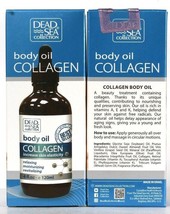 2 Dead Sea Collection 4oz Relaxing Collagen Body Oil Increases Skins Elasticity - £24.77 GBP