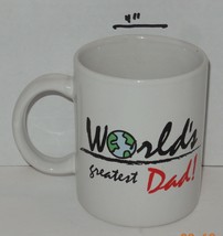 &quot;Worlds Greatest Dad!&quot; Coffee Mug Cup Ceramic - £7.67 GBP