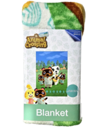 New Horizons Welcome To Animal Crossing Blanket 62x90in Super Soft Polye... - £30.32 GBP