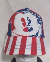 Mickey Mouse Disney Parks All American #28 Red White Blue Youth Snapback Hat Cap - £11.38 GBP