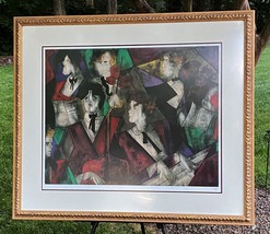 Linda Le Kiniff Color Seriolithograph w/COA &amp; Appraisal &quot;Grand Orchestre&quot; Framed - £191.46 GBP