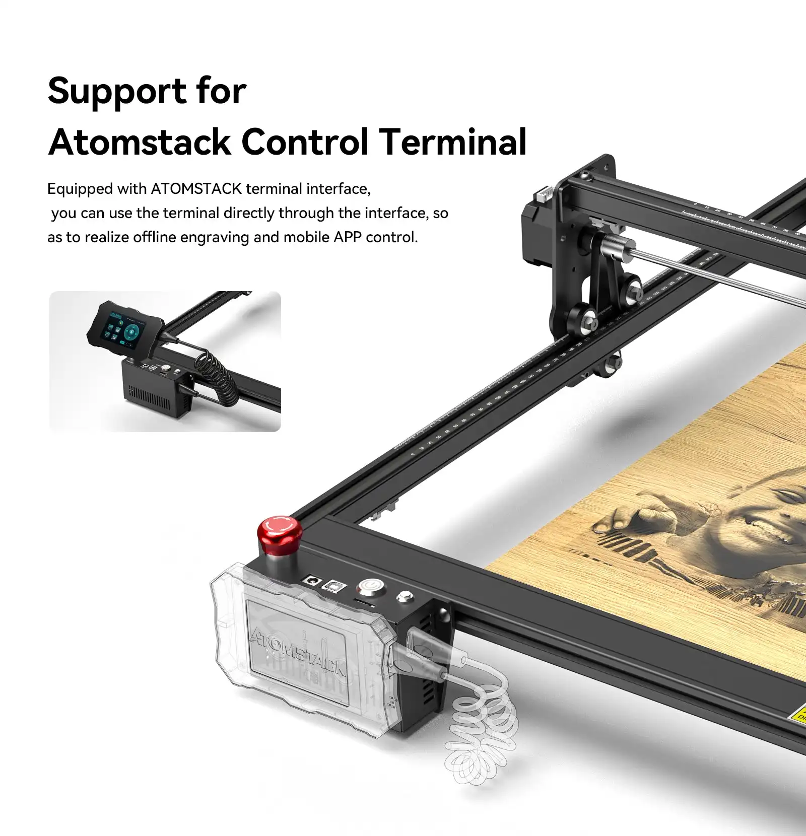 ATOMSTACK A5 M50 40W Laser Engraving hine DIY CNC Laser Engraving ...