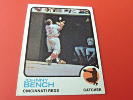 1973 Topps # 380 Johnny Bench Reds Nm / Mint Or Better !! - £280.26 GBP