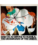 1975 Philippine Airlines Advertisement Vintage Aviation Manila Travel DW... - $363.77 MXN