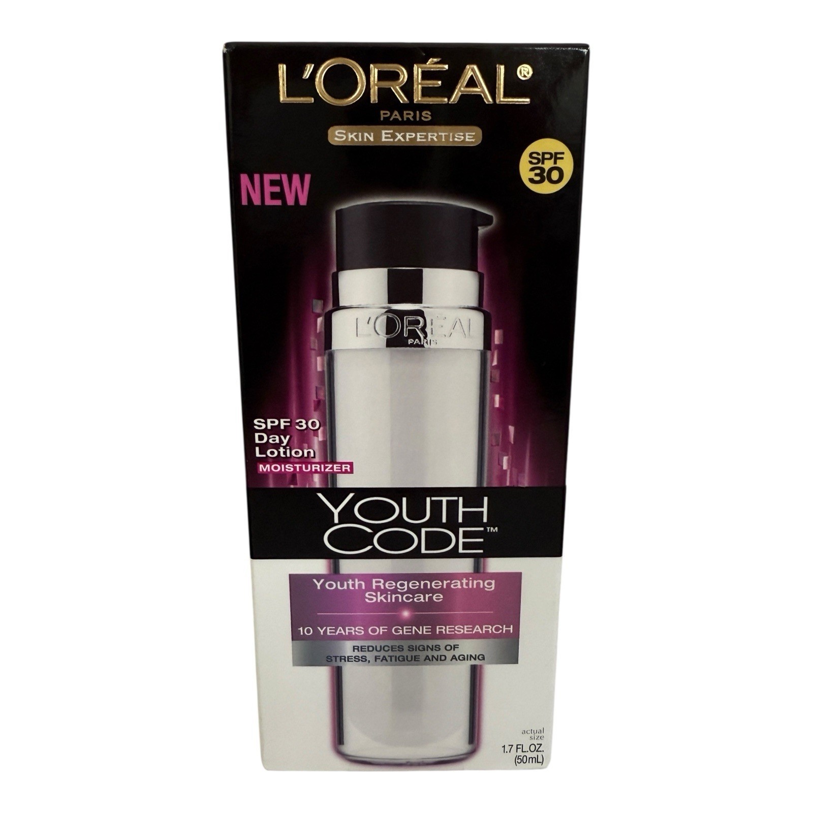 L&#39;Oreal Youth Code SPF 30 Day Lotion Moisturizer 1.7 fl oz Sealed - $47.49