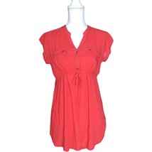 Motherhood Maternity Women&#39;s Top Size S Blouse Coral Red - £10.90 GBP