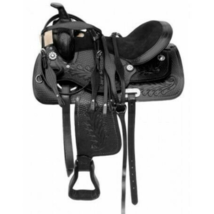 ANTIQUESADDLE Western Premium Leather Barrel Racing Trail Horse Saddle T... - $469.06